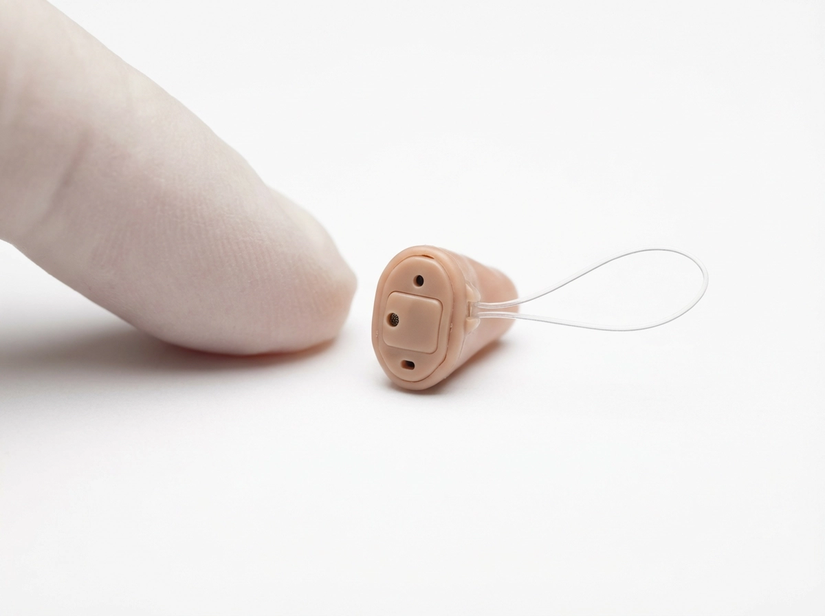 Completely-in-the-canal hearing aid style